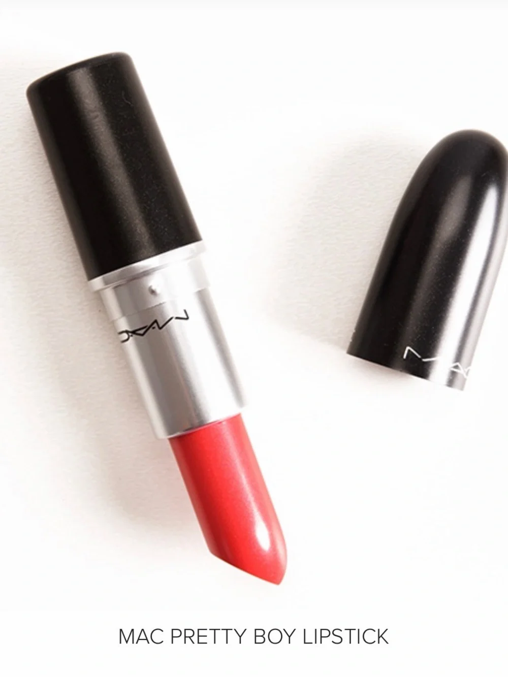 MAC Cremesheen Lipstick Pretty Boy 231 Red Coral Classic Discontinued Shade NIB